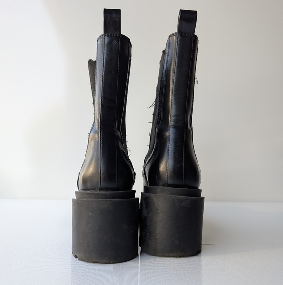 ZARA Black Chunky Platform Chelsea Boots – Women’s EU 40 / US 9.5 - Picture 3 of 7